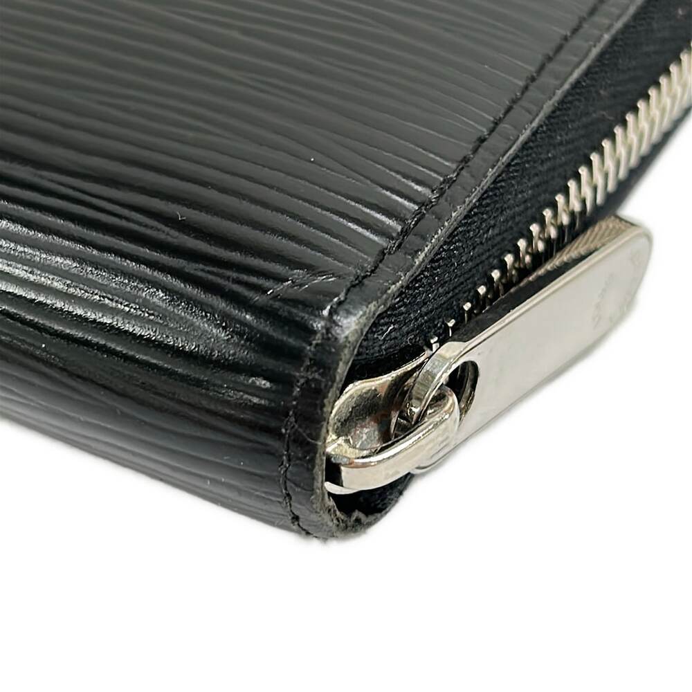 Louis Vuitton Zippy Wallet Epi Long Wallet M60072 Noir Silver Hardware - Picture 7 of 8